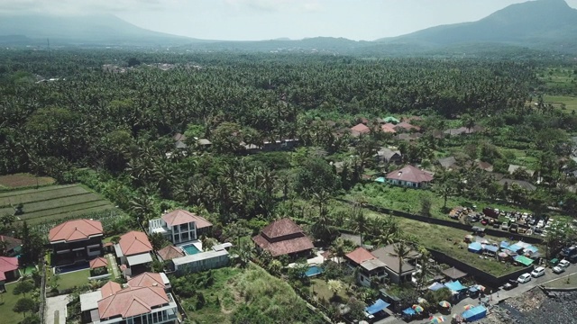 海景村庄在Karangasem区/巴厘岛，印度尼西亚视频素材