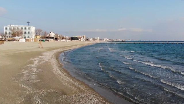 从海上鸟瞰视频素材