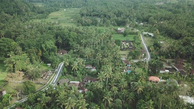 印度尼西亚巴厘岛Karangasem区村庄视频素材