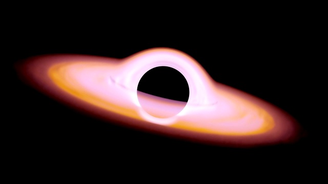 黑洞深空行星背景动画3d渲染视频素材