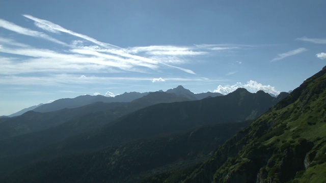 夏天的塔特拉山视频素材