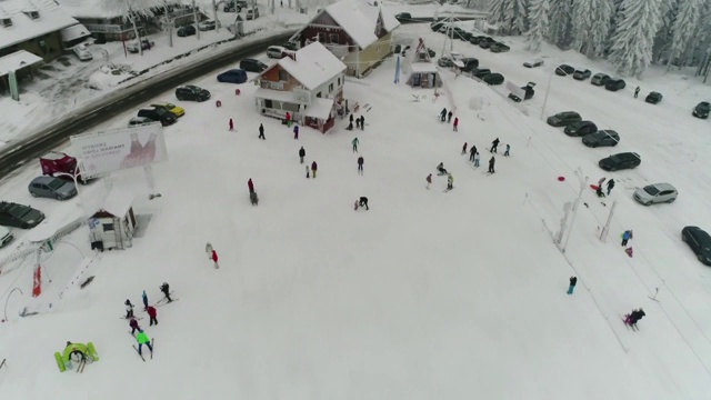 滑雪场视频素材