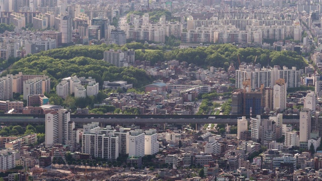 城市建筑/松帕谷，首尔，韩国视频素材