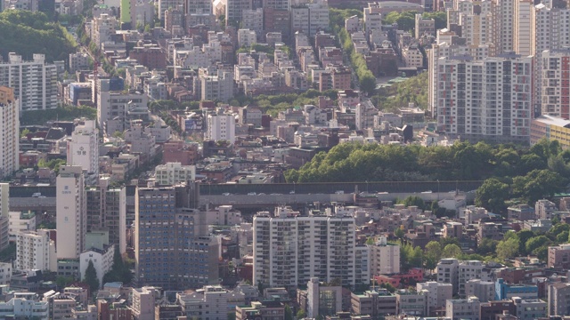 城市建筑/松帕谷，首尔，韩国视频素材