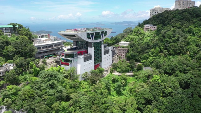 香港城市鸟瞰图视频素材