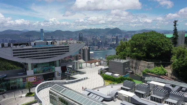 香港城市鸟瞰图视频素材