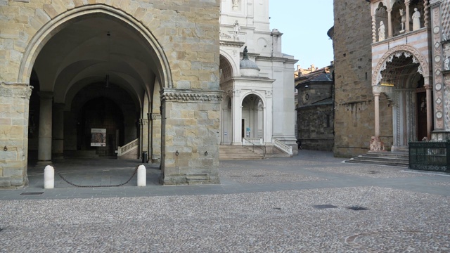 Bergamo Alta，意大利Lombardy。视频素材