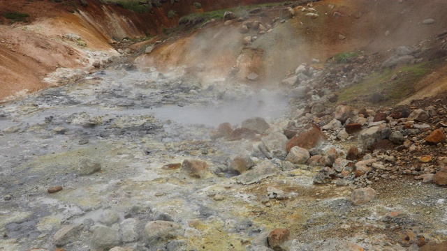 Reykjanesfólkvangur地热区，冰岛视频下载