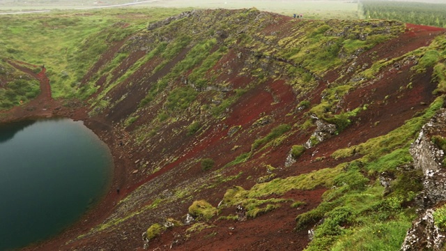 冰岛克里德火山口视频下载