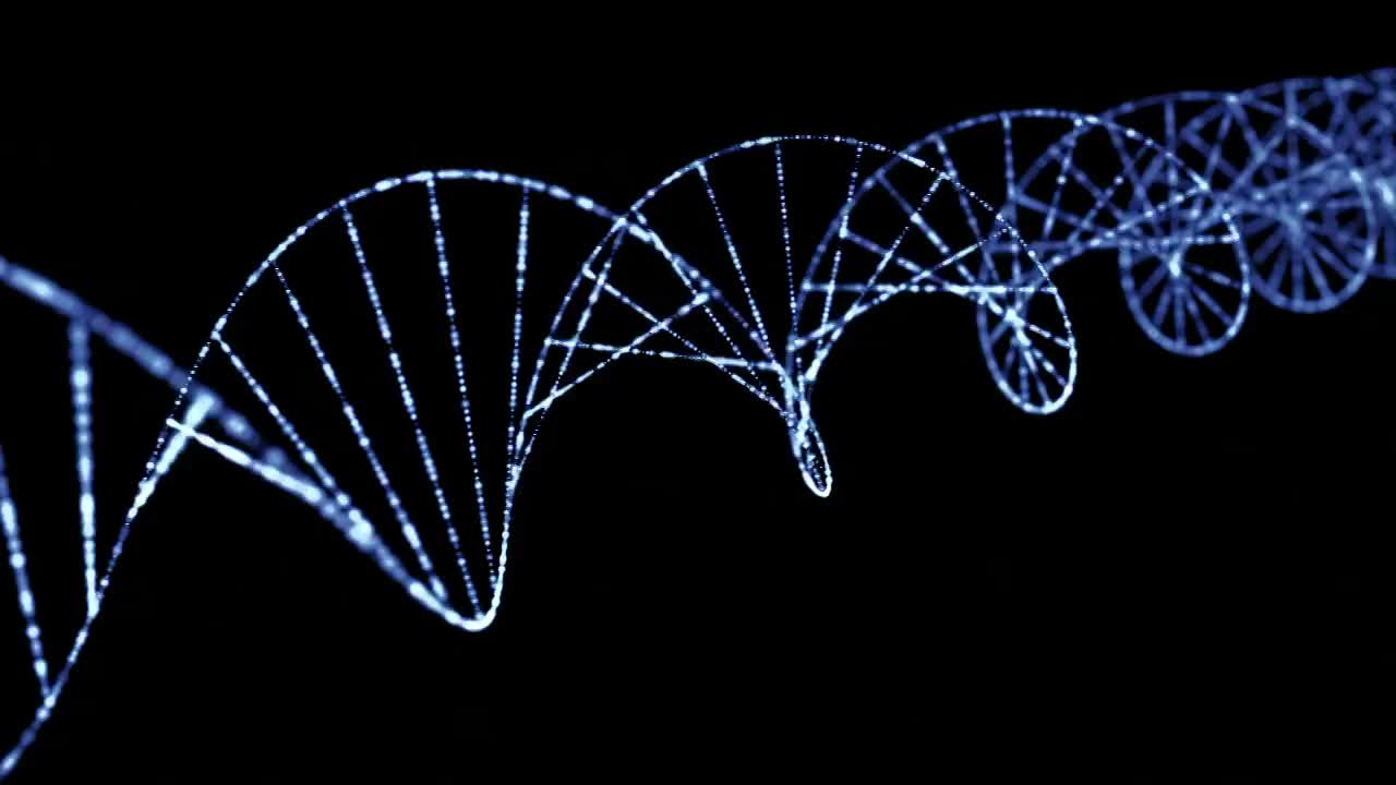 DNA动画4 k视频素材