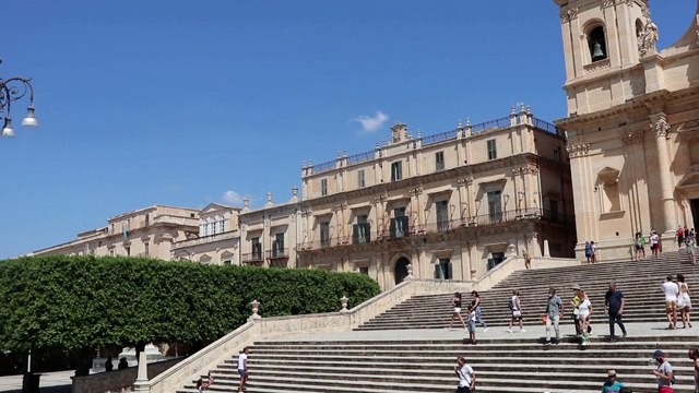 Noto -大教堂全景视频素材