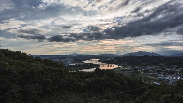 Geonji村/ Chungju-si, Chungcheongbuk-do，大韩民国视频素材