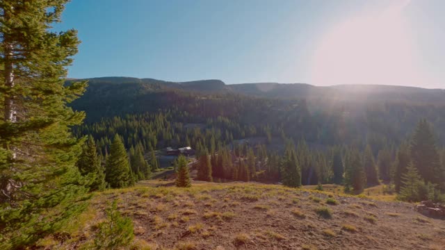 日出在Crested Butte，科罗拉多州视频素材