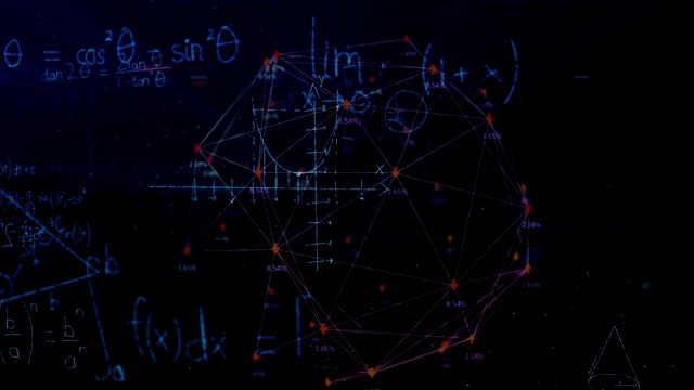 数学方程对抗箭头球视频素材