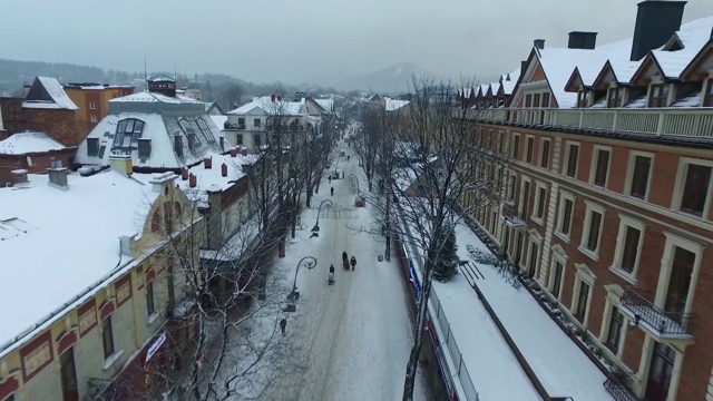 Zakopane -鸟瞰图视频素材