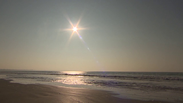 太阳在海上视频素材