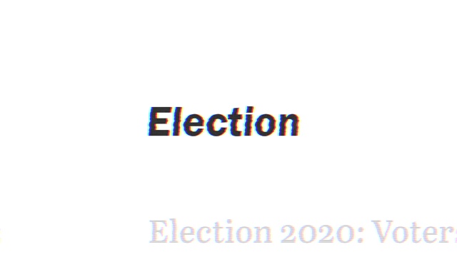 2020年美利坚合众国总统大选。视频素材