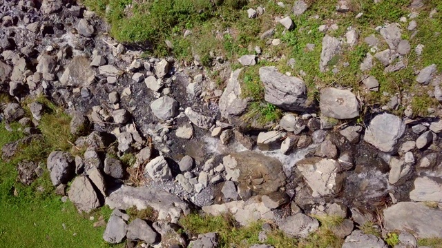 高山山涧视频素材