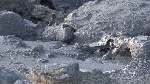 冰岛。火山活动，地球地热区。视频素材