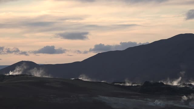 冰岛。火山。火山。视频素材