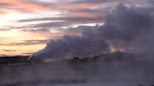 冰岛。火山。火山。视频素材