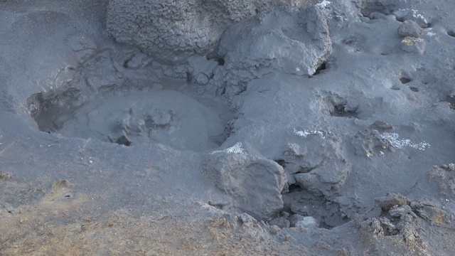 冰岛。火山活动，地球地热区。视频素材