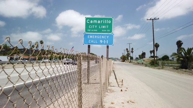 Camarillo城市限制标志视频素材