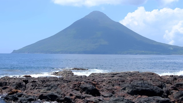 凯门达克火山，一座美丽的山视频素材