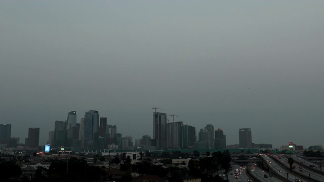 洛杉矶空气污染视频素材