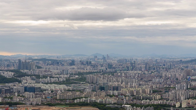 韩国首尔市区/松帕谷和江南谷视频素材