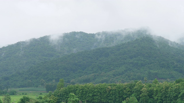 泰国南省Pua地区的景观视频素材