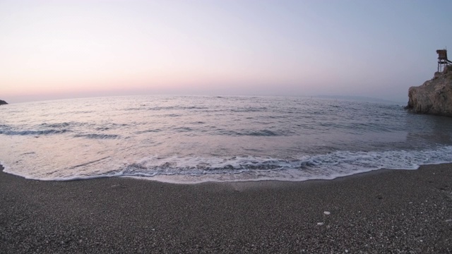 海浪与日落视频素材