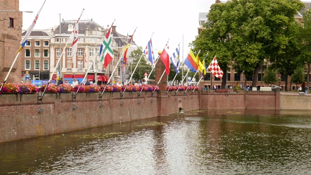 Binnenhof-Dutch议会,荷兰视频素材