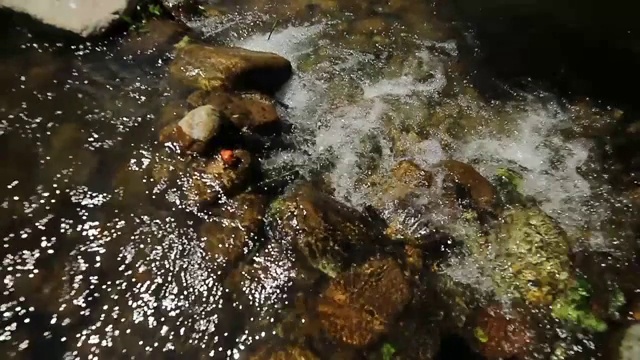 山体河水视频素材