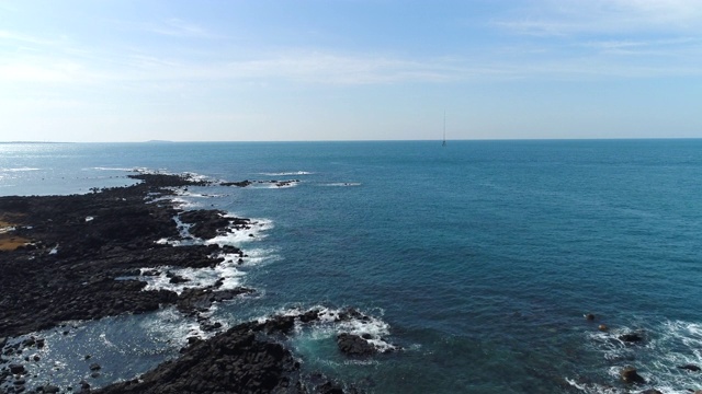 海景/济州岛，韩国视频素材