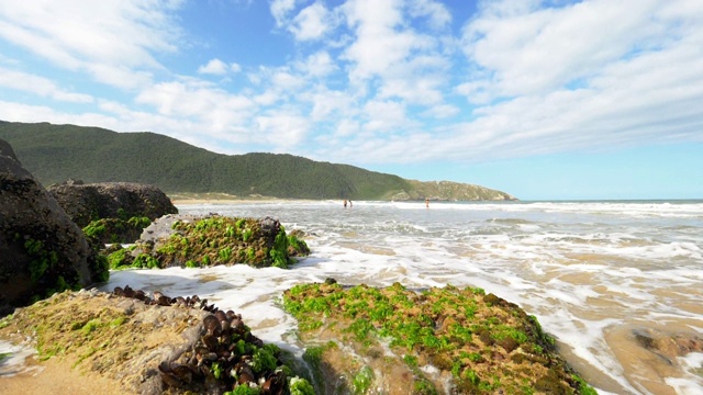 东泻湖海滩，Florianópolis，巴西视频素材