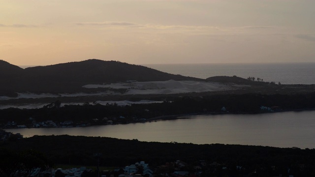 Mirante Lagoa da Conceicao景观，Florianópolis，巴西视频素材