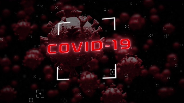 针对Covid-19细胞的Covid-19文本视频素材