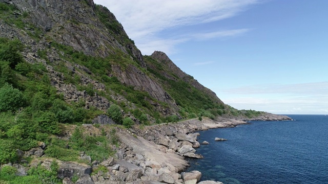 挪威罗浮敦岛的风景画视频素材