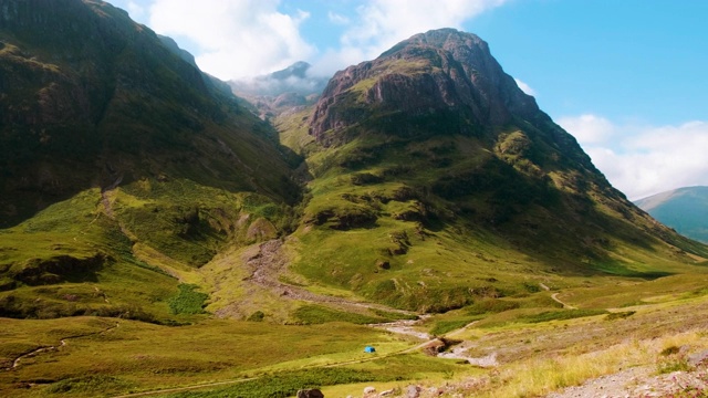 Glen Coe，苏格兰高地，英国视频素材