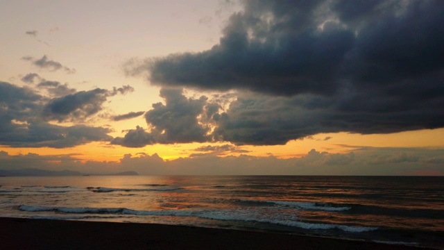 海上日落视频素材