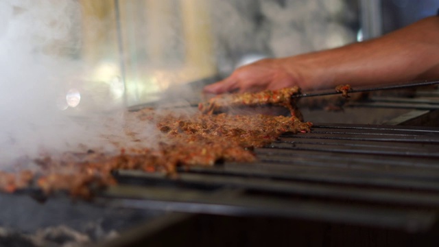 烤肉串视频素材