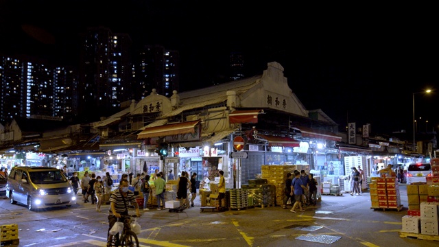 油麻地水果批发市场视频素材