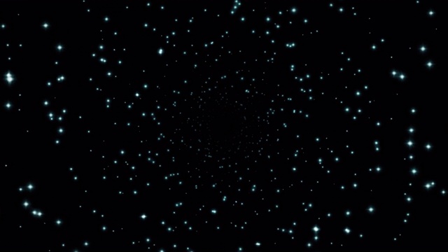 恒星星系隧道。视频素材