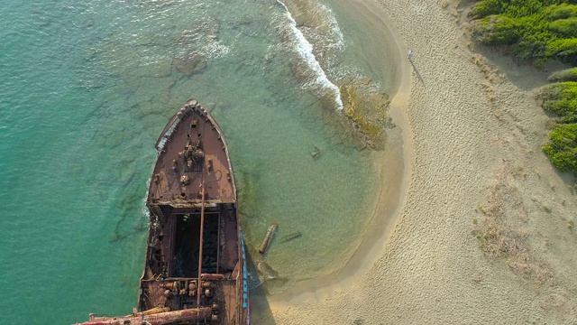 伯罗奔尼撒半岛南部海岸发生海难视频素材