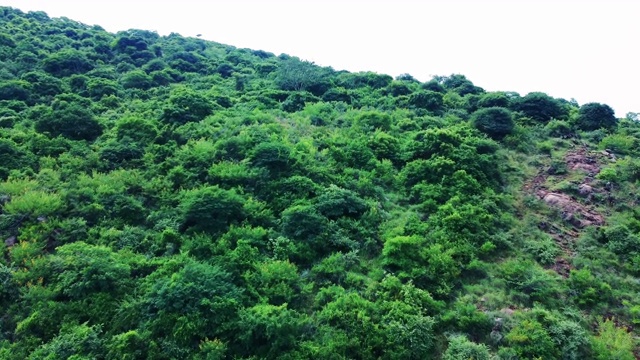 飞越一座山视频素材