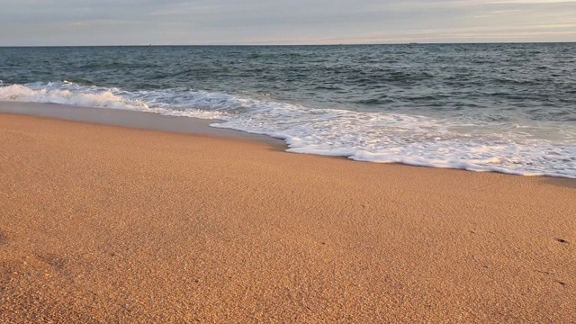 4K沙滩海浪视频素材