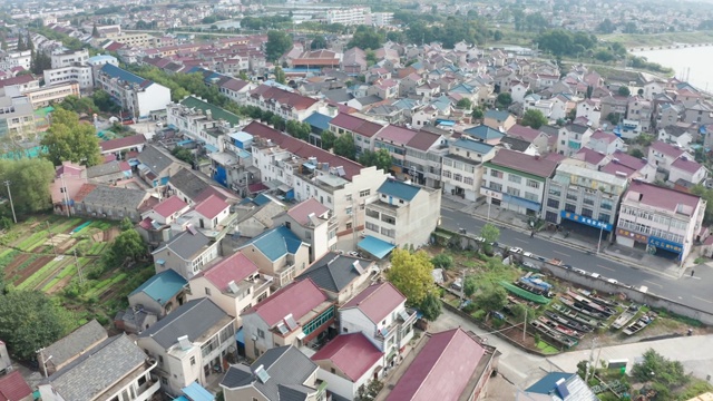 住宅建筑鸟瞰图视频素材