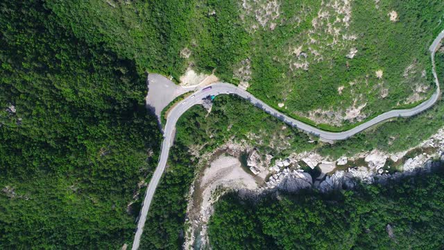 Buryeonggyegok Valley(庆北东岸地质公园)/ Uljin-gun，庆尚北道，韩国视频素材