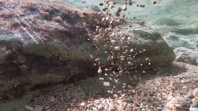 地中海海床的景象视频下载